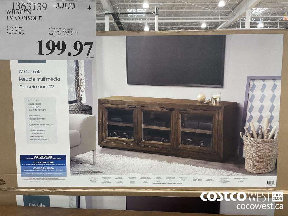 1363139 WHALEN TV CONSOLE $199.97