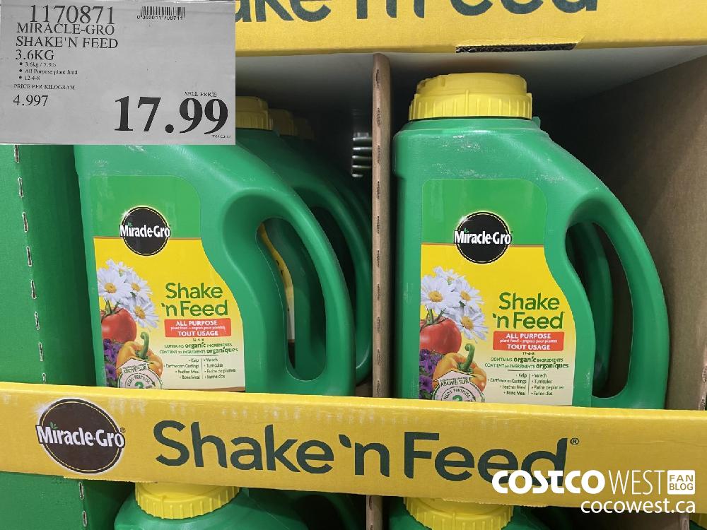 1170871 MIRACLE-GRO SHAKE'N FEED 3.6KG $17.99
