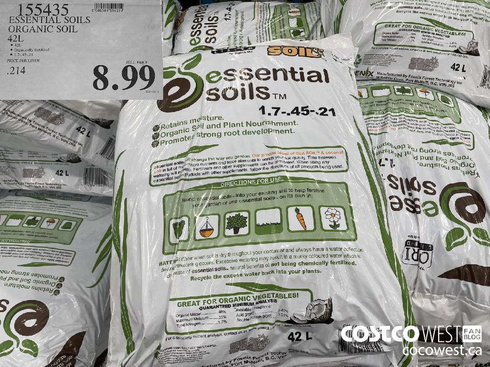 155435 ESSENTIAL SOILS ORGANIC SOIL 42L $8.99