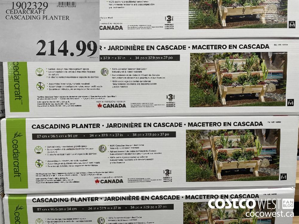 1902329 CEDARCRAFT CASCADING PLANTER $214.99