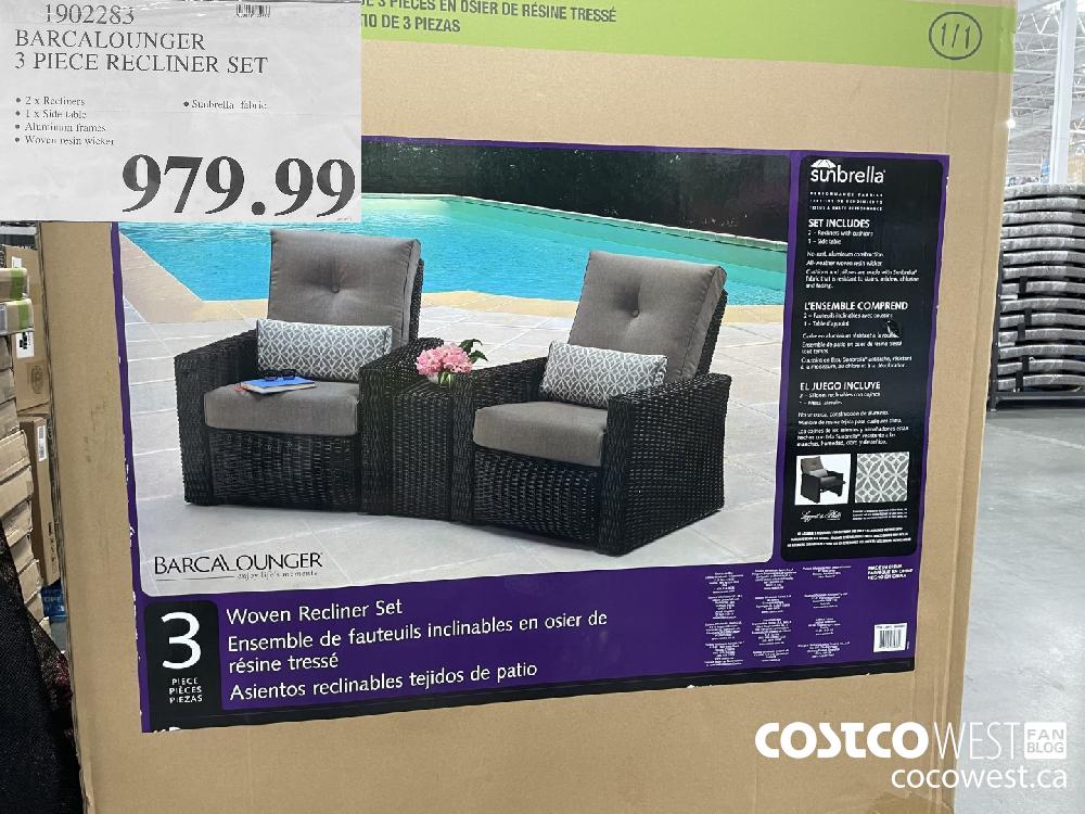 1902283 BARCALOUNGER 3 PIECE RECLINER SET $979.99