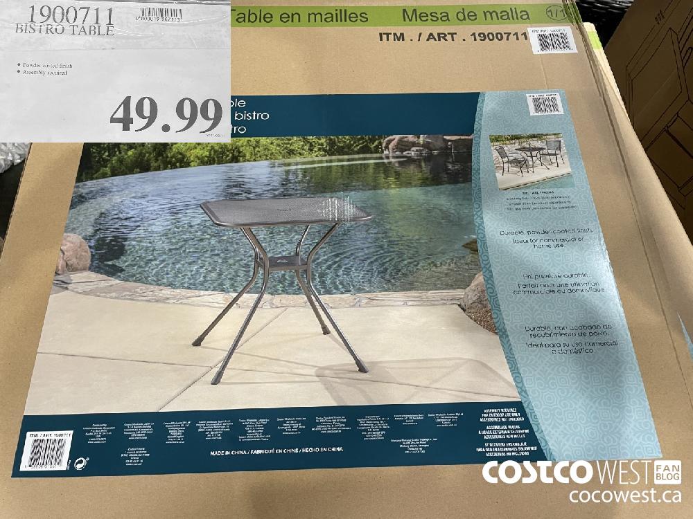 1900711 BISTRO TABLE $49.99