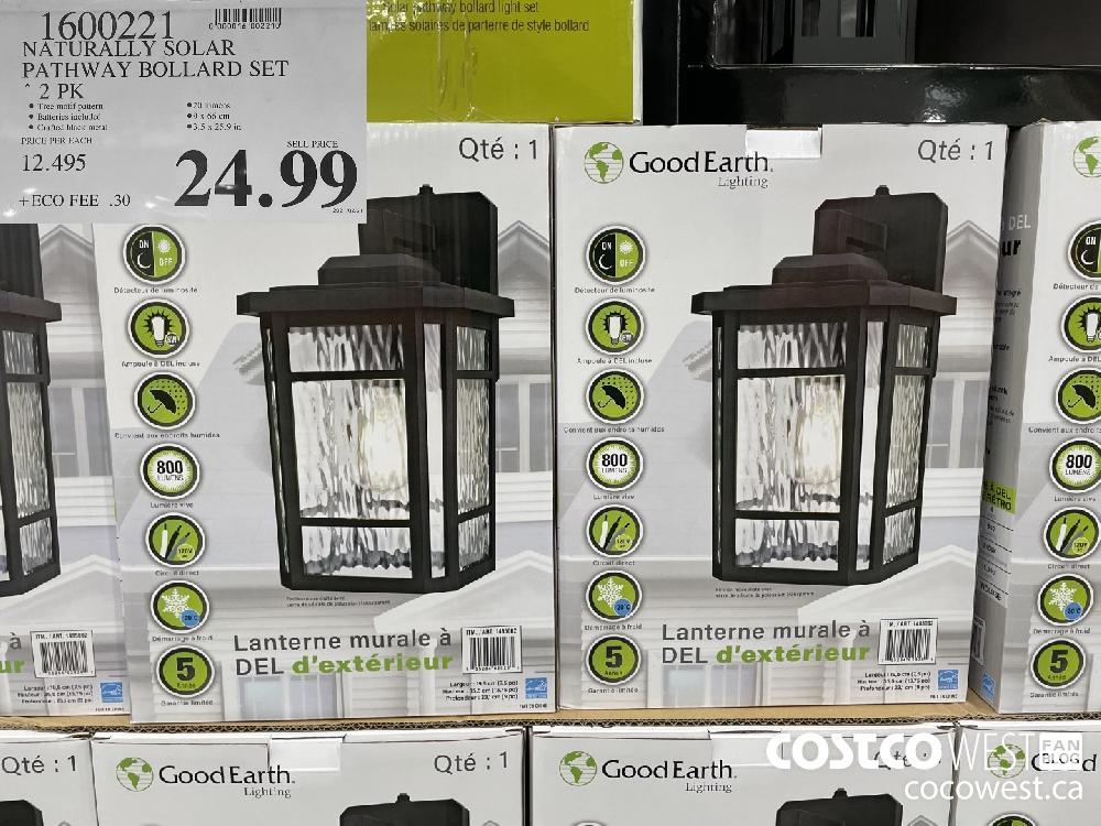 1600221 NATURALLY SOLAR PATHWAY BOLLARD SET 2 PK $24.99