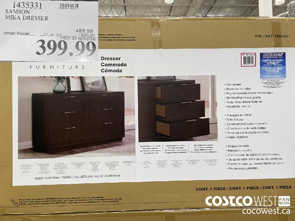 samson mika king bed costco