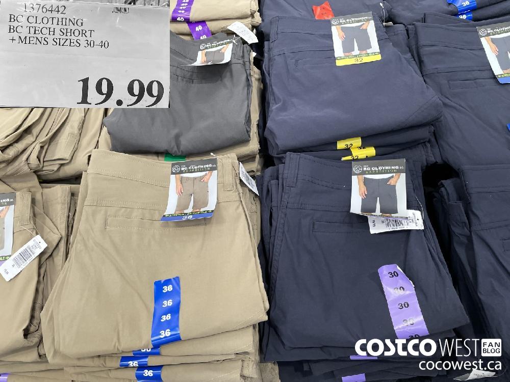 1376442 BC CLOTHING BC TECH SHORT MENS SIZES 30-40 $19.99