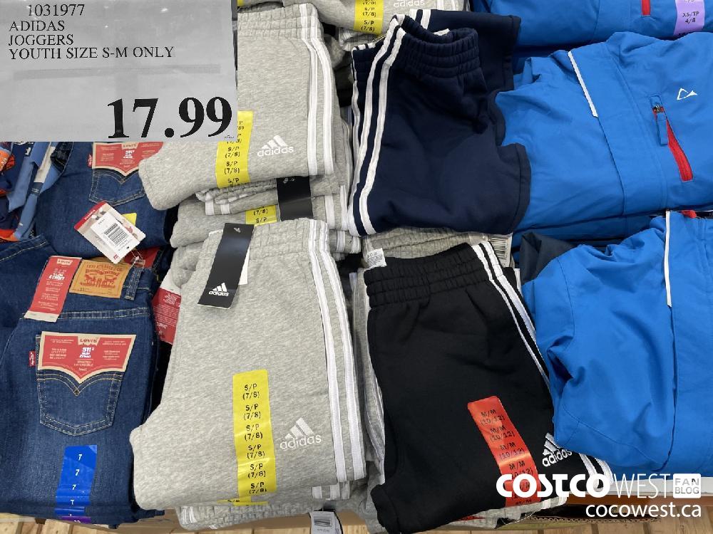 1031977 ADIDAS JOGGERS YOUTH SIZE S-M ONLY $17.99