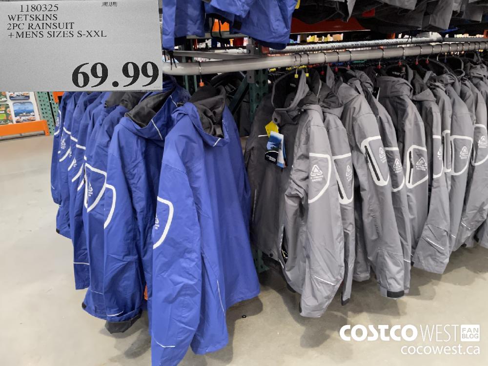 1180325 WETSKINS 2PC RAINSUIT MENS SIZES S-XXL $69.99