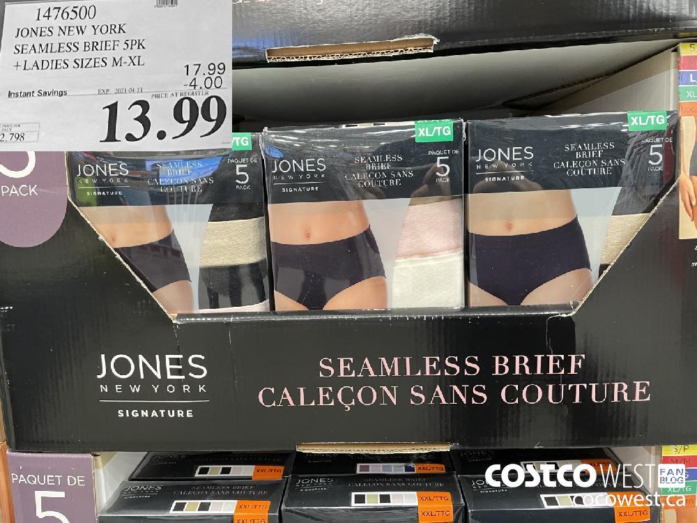 Costco Carole Hochman Ladies' Seamless Brief, 5-pack 13.99