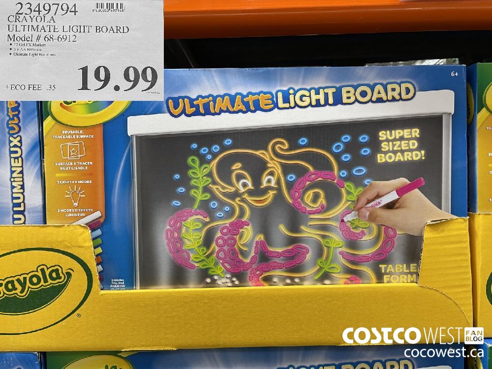 2349794 crayola ultimate light board model 68 6912 19 99 - Costco