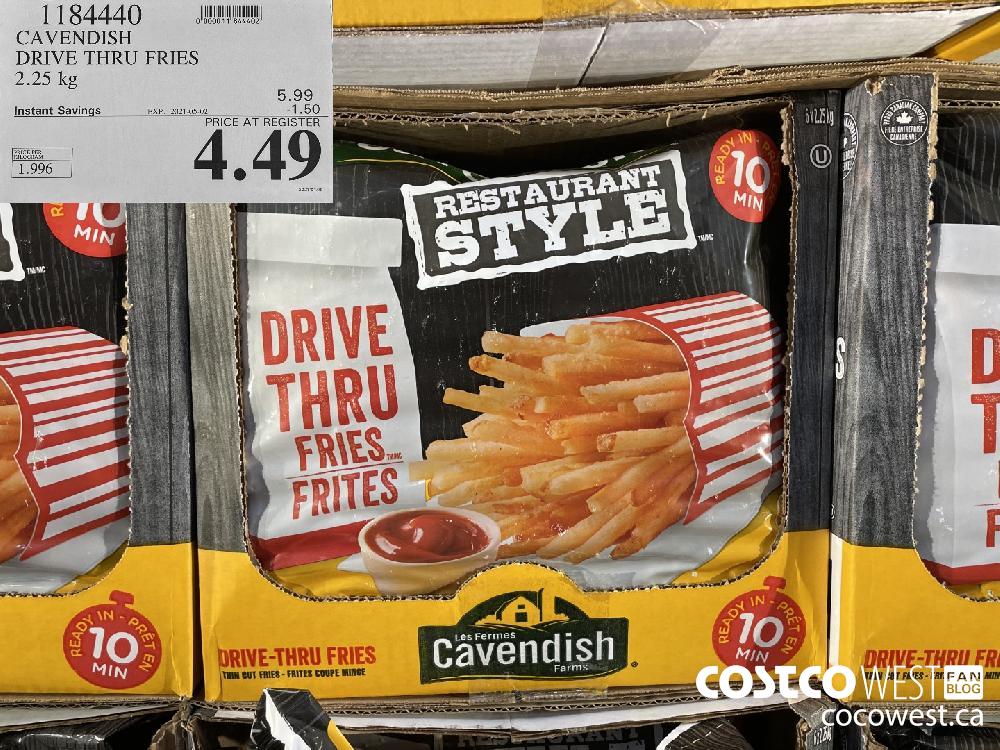 Costco Cavendish Restaurant Style Drive-Thru Fries Review