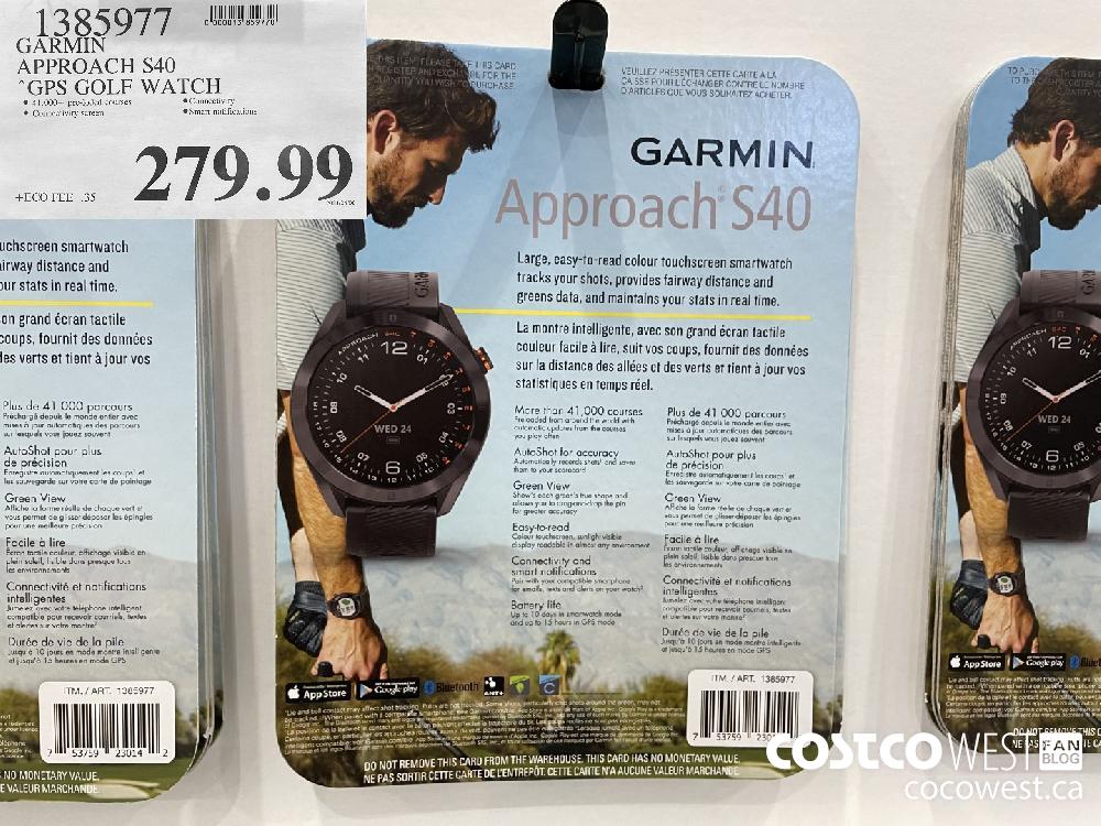 Garmin golf hotsell watch costco