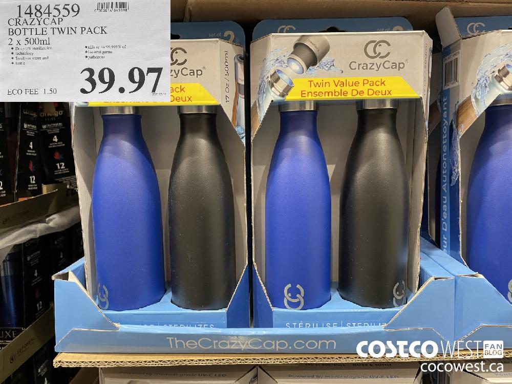 1484559 CRAZYCAP BOTTLE TWIN PACK 2 x 500ml $39.97