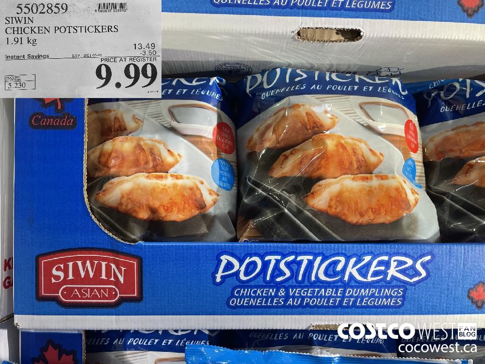 5502859 STIWIN CHICKEN POTSTICKERS 1.91 kg EXPIRY DATE: 2021-05-02 $9.99
