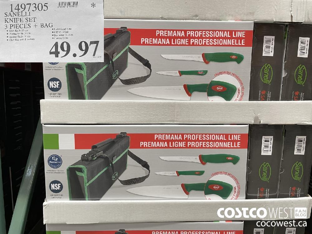 1497305 SANELLI KNIFE SET 3 PIECES BAG. $49.97 