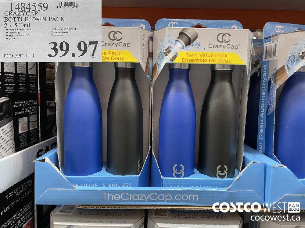 1484559 CRAZYCAP BOTTLE TWIN PACK 2 x 500ml $39.97 