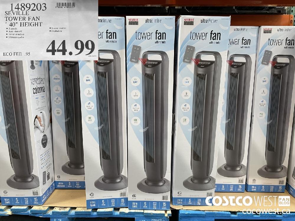 1489203 SEVILLE TOWER FAN 40" HEIGHT $44.99 