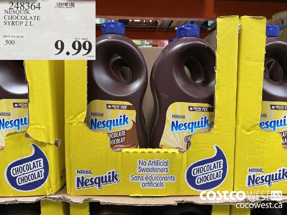 248364 NESQUIK CHOCOLATE SYRUP 2 L $9.99