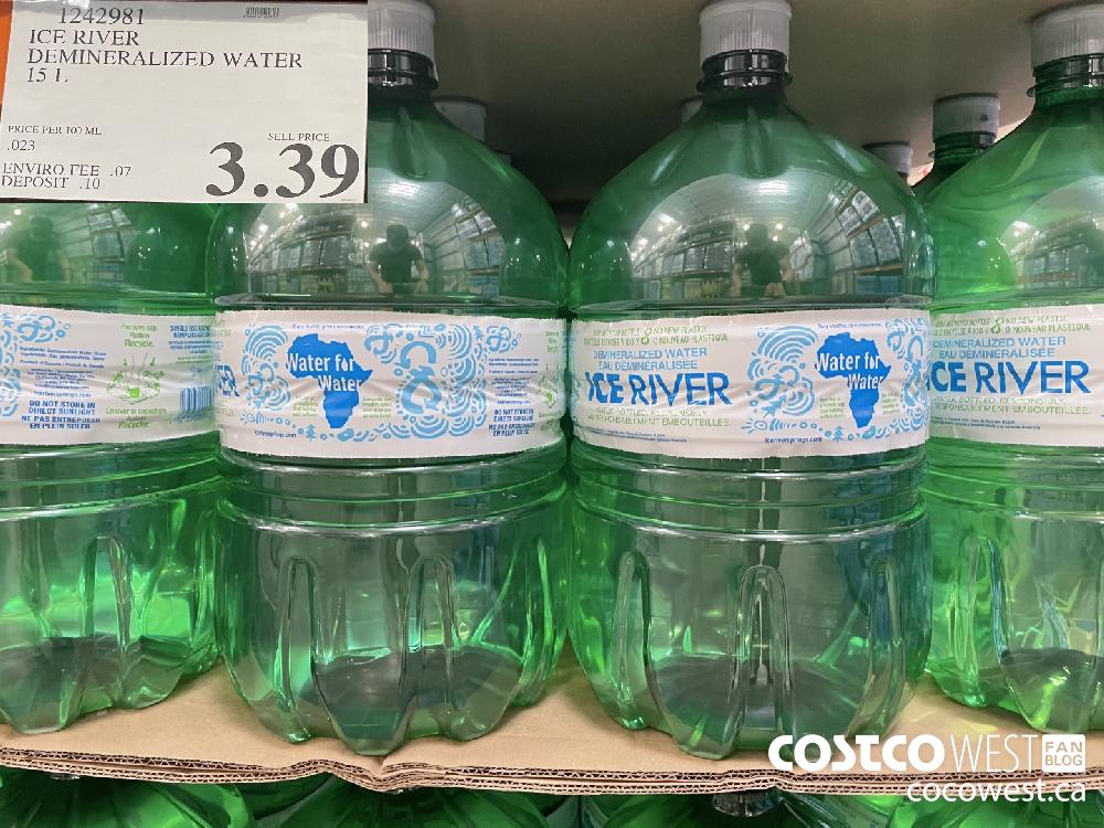 1242981 ICE RIVER DEMINERALIZED WATER 15 L $3.39
