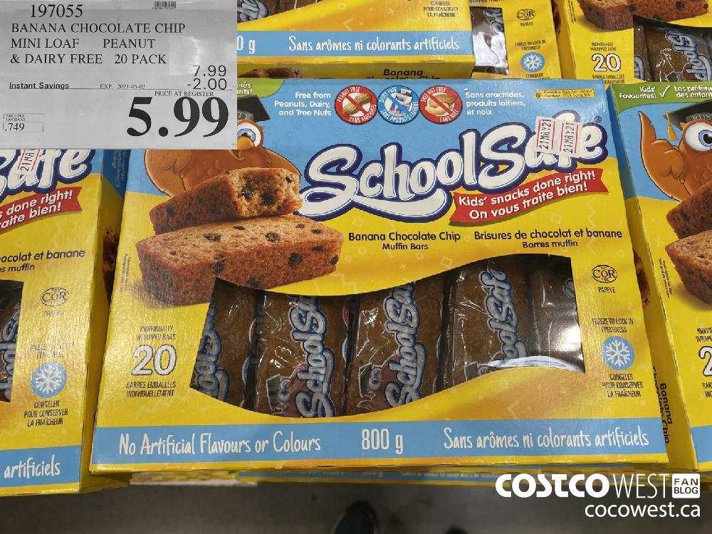 197055 BANANA CHOCOLATE CHIP MINI LOAF PEANUT 