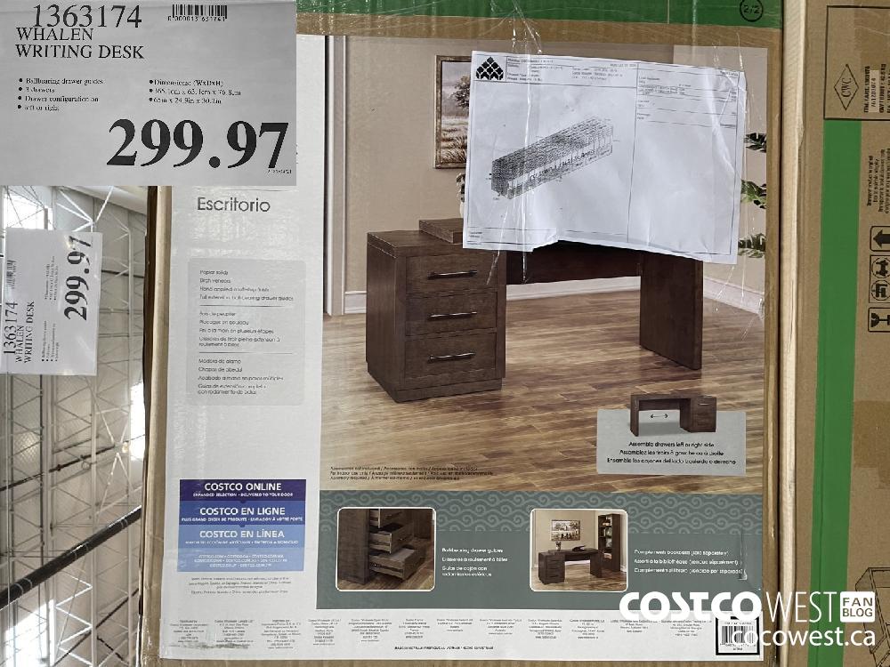 1363174 WHALEN WRITING DESK $299.97