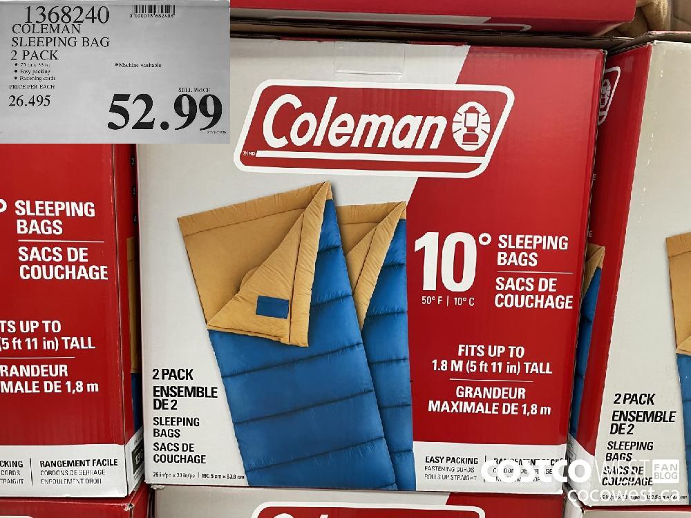 1368240 COLEMAN SLEEPING BAG 2 PACK $52.99