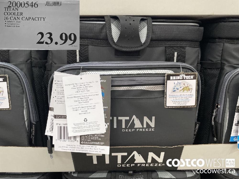2000546 TITAN COOLER 16 CAN CAPACITY $23.99