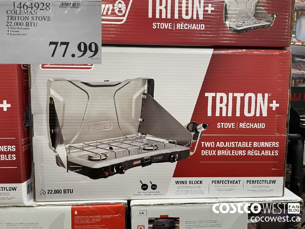 1464928 COLEMAN TRITON STOVE 22 000 BTU $77.99