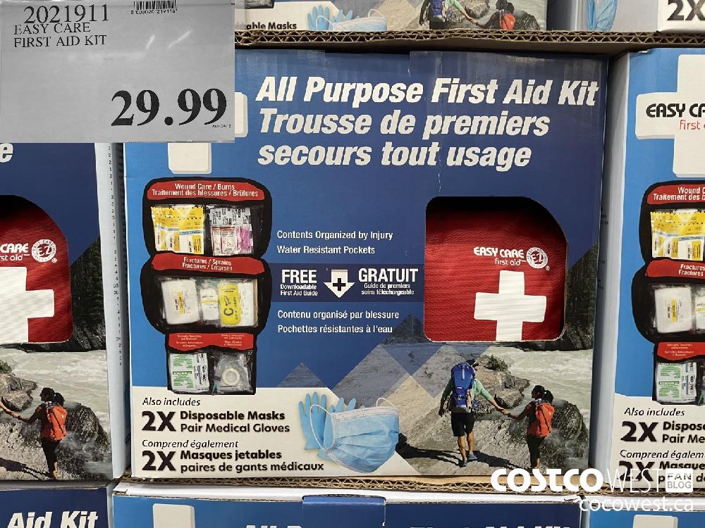 2021911 EASY CARE FIRST AID KIT $29.99