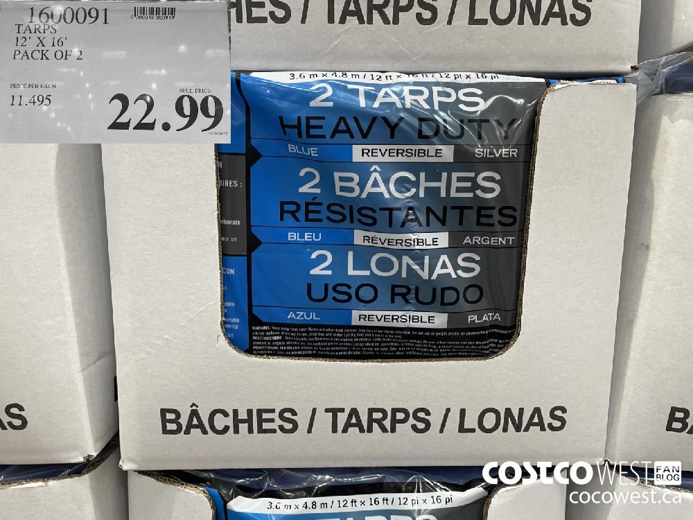 1600091 TARPS 12' X 16' PACK OF 2 $22.99