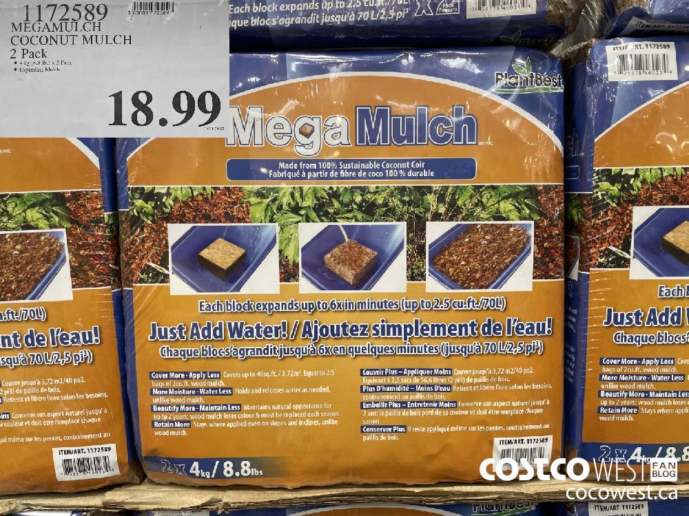 1172589 MEGAMULCH COCONUT MULCH 2 Pack $18.99