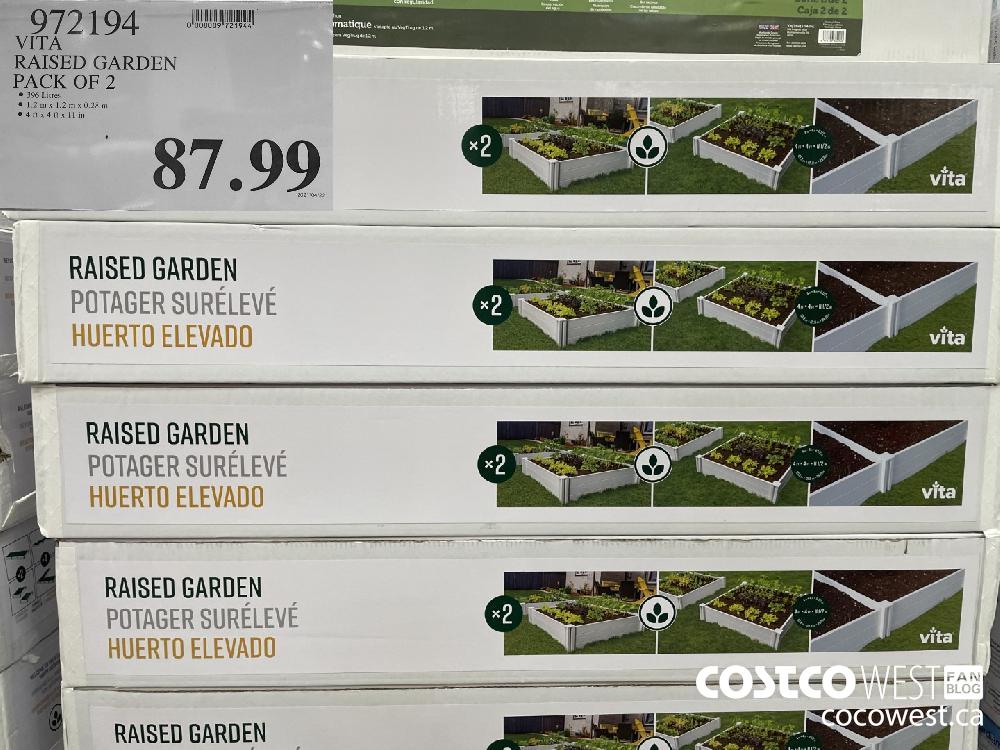972194 VITA RAISED GARDEN PACK OF 2 $87.99