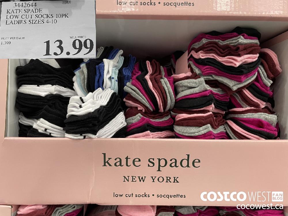 Costco Finds Canada, Low Cut Socks from @katespadeny - you get 10 per  pack! They had three different colour pattern options. Sizes 4-10 Price  $13.99 📍Newma