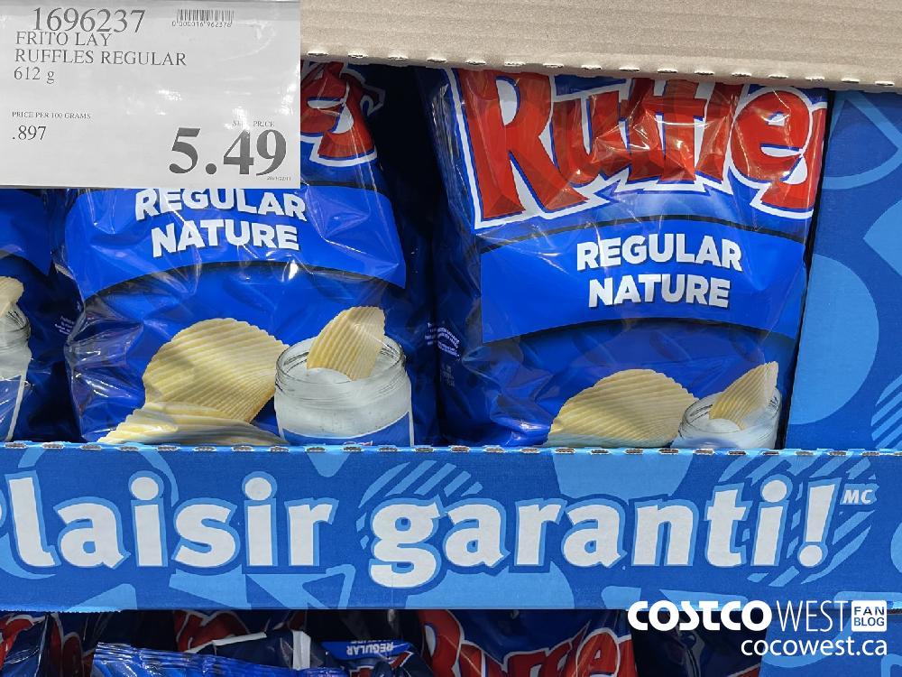 1696237 FRITO LAY RUFFLES REGULAR 612g $5.49