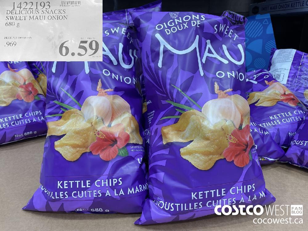 1422193 DELICIOUS SNACKS SWEET MAUI ONION 680 g $6.59