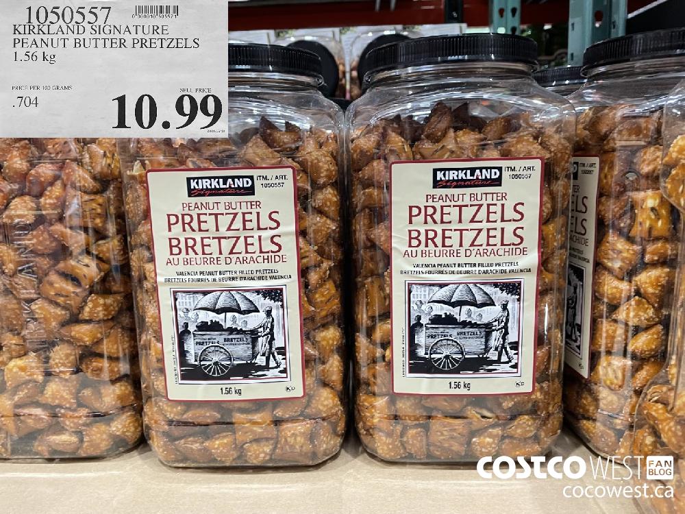 1050557 KIRKLAND SIGNATURE PEANUT BUTTER PRETZELS 1.56 kg $10.99