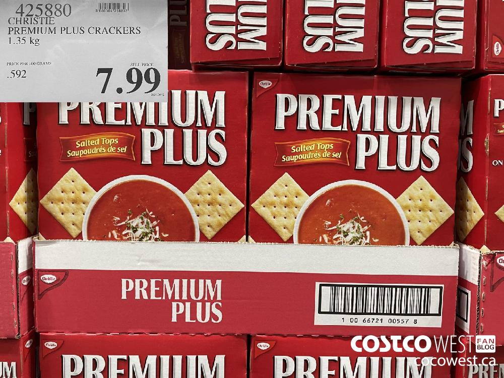 425880 CHRISTIE PREMIUM PLUS CRACKERS 1.35 kg $7.99