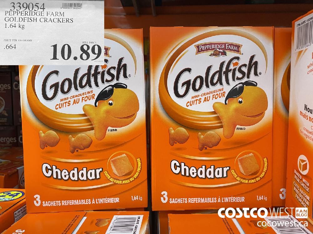 339054 PEPPERIDGE FARM GOLDFISH CRACKERS 1.64 kg $10.89