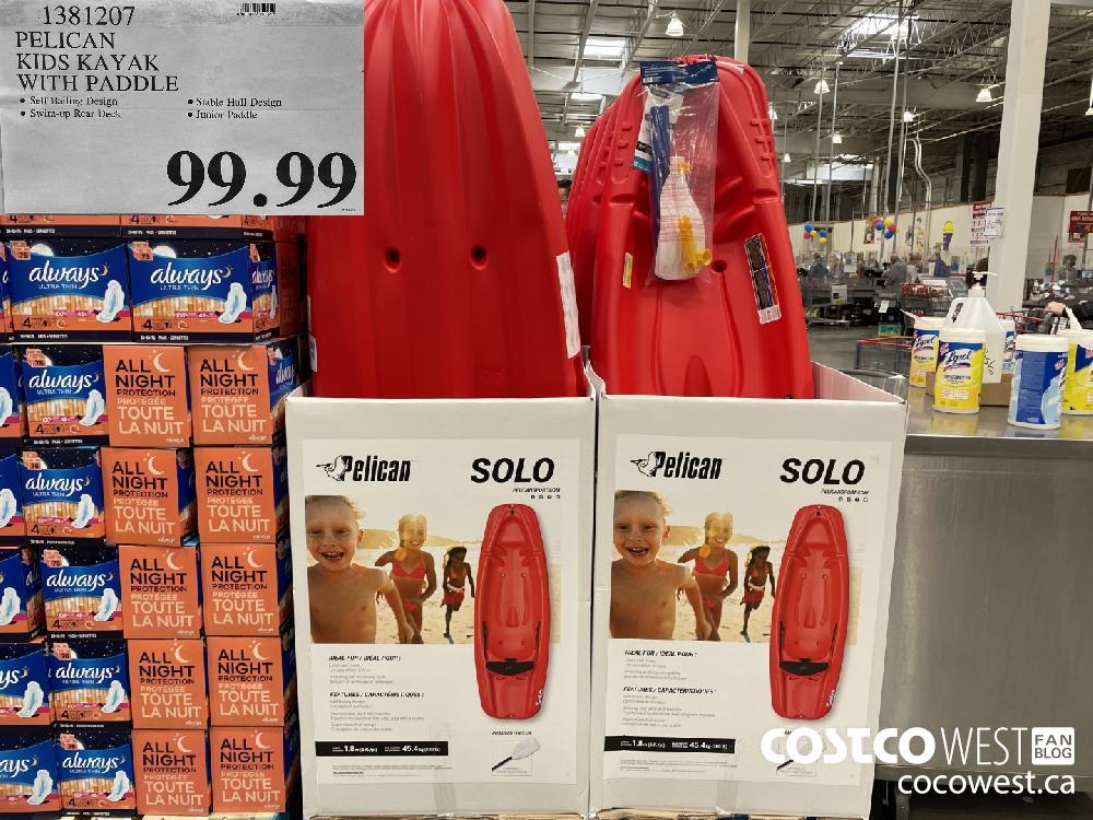 1381207 PELICAN KIDS KAYAK WITH PADDLE $99.99