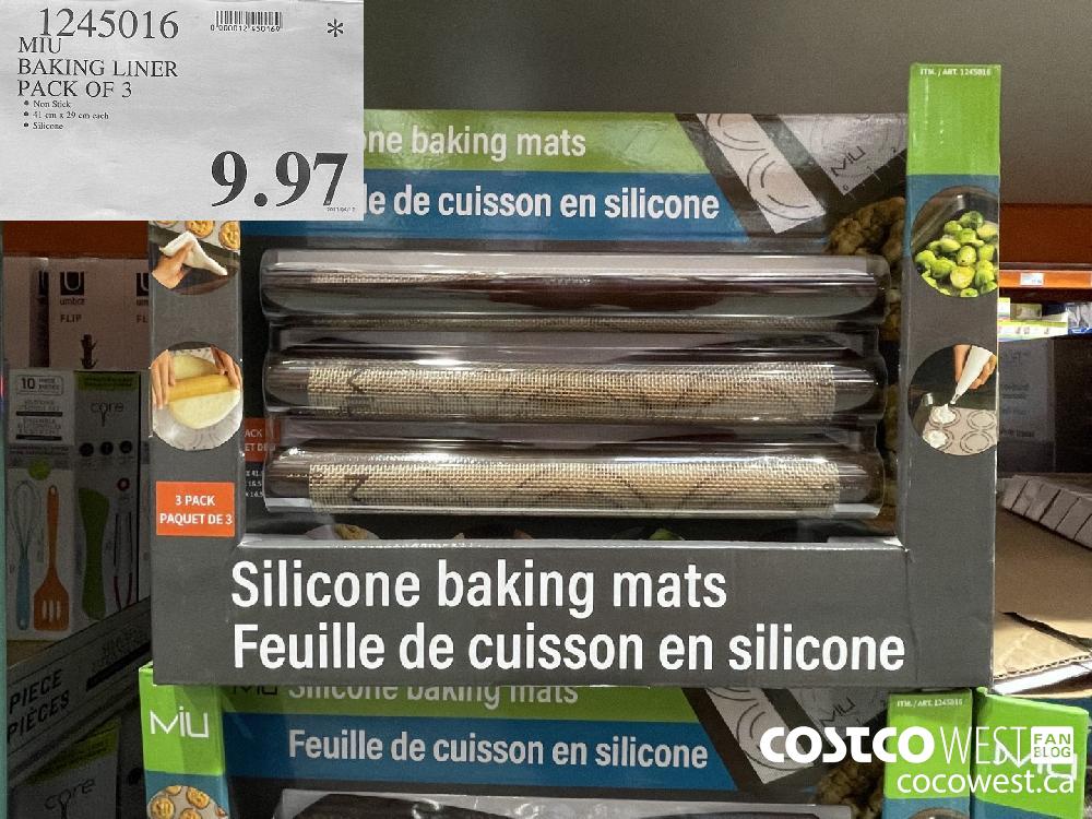 1245016 MIU BAKING LINER PACK OF 3 $9.97