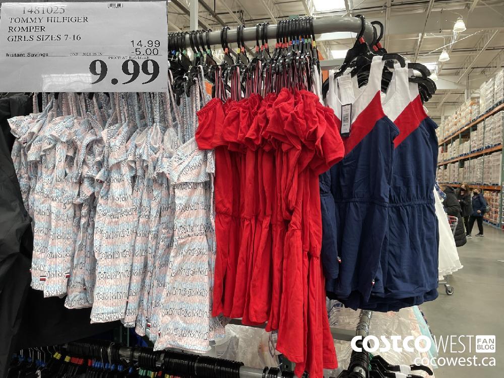 1481025 TOMMY HILFIGER ROMPER GIRLS SIZES 7-16 ($5.00 INSTANT SAVINGS EXPIRES ON 2021-05-09) $9.99