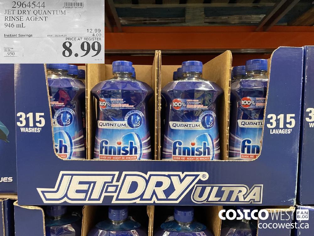 Finish Jet Dry Ultra Rinse Aid, 32 Oz, 315 Washes