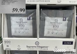 1501873SUPREME ELEGANCE 800TC SHEET SET KING - 6 PC $59.99