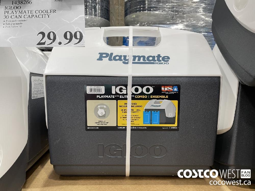 1438266 IGLOO PLAYMATE COOLER 30 CAN CAPACITY $29.99