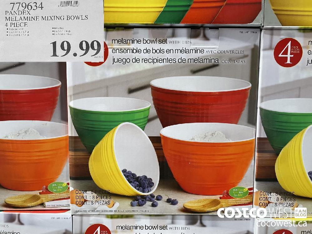 Pandex 5-piece Melamine Mixing Bowls with Lids