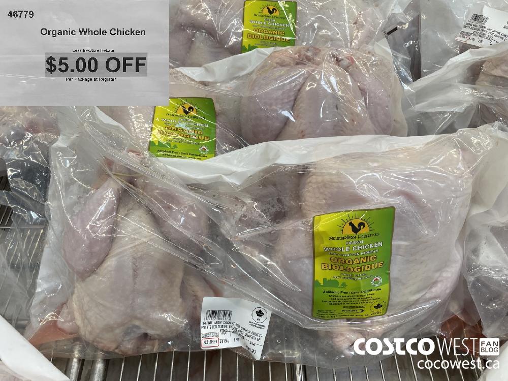 46779 Organic Whole Chicken ($5.00 INSTANT SAVINGS)