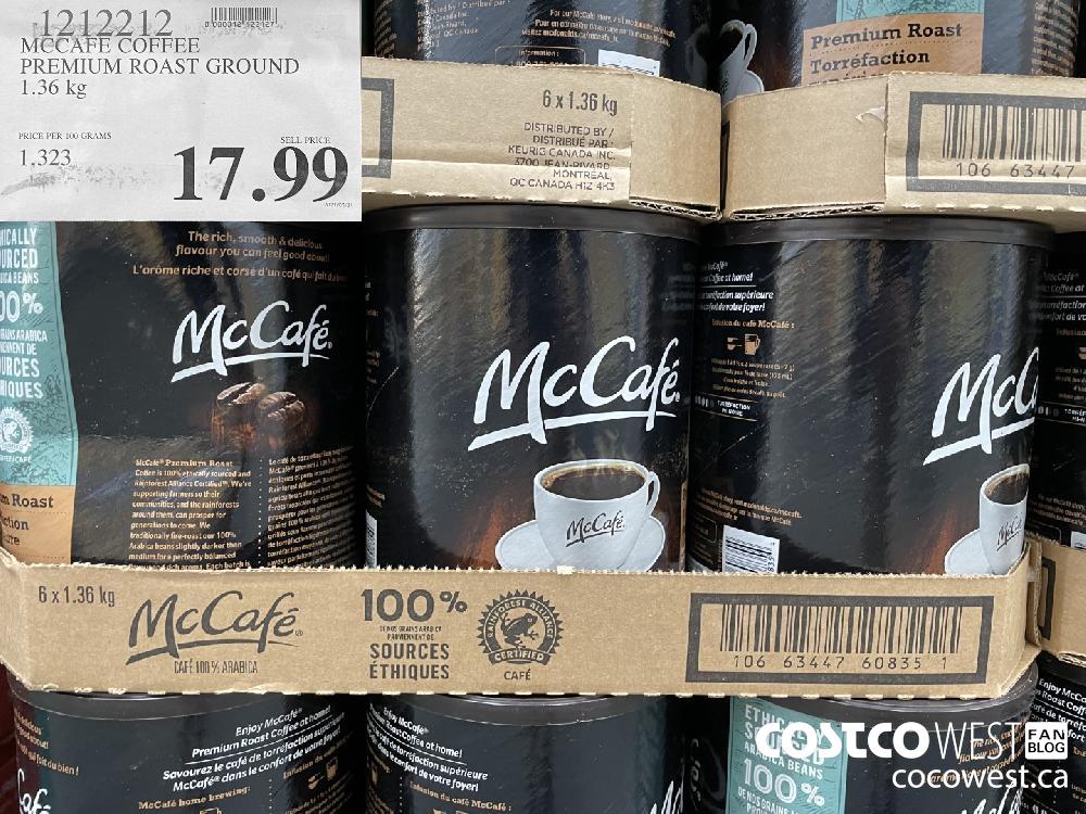 1212212 MCCAFE COFFEE PREMIUM ROAST GROUND 1.36 kg $17.99