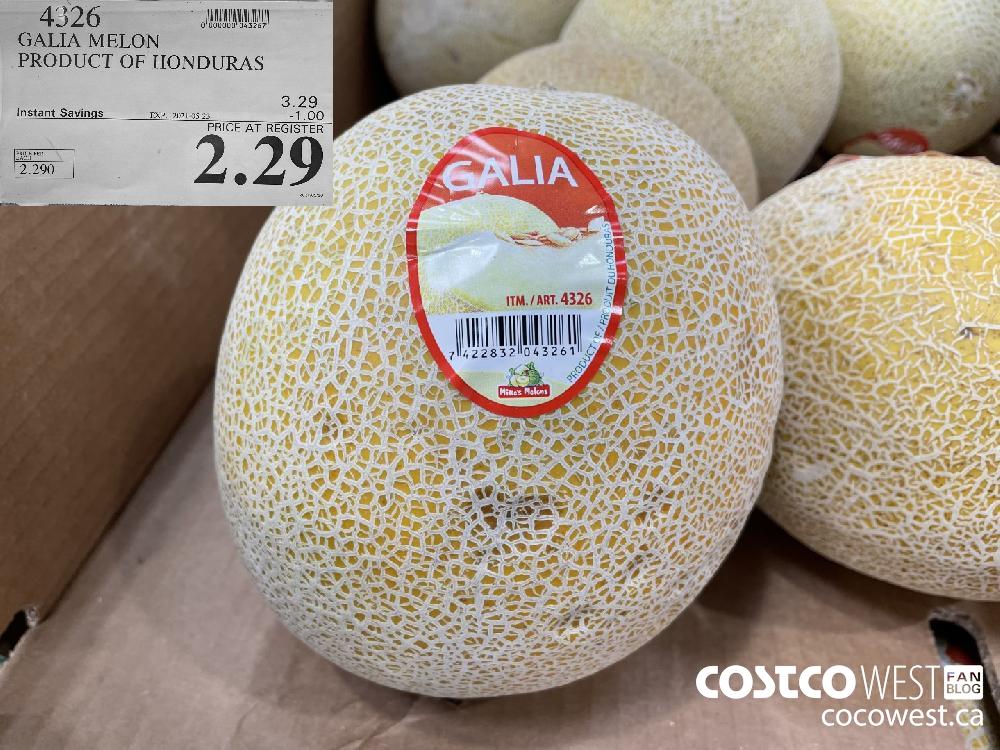 4326 GALIA MELON PRODUCT OF HONDURAS ($1.00 INSTANT SAVINGS EXPIRES ON 2021-05-23) $2.29