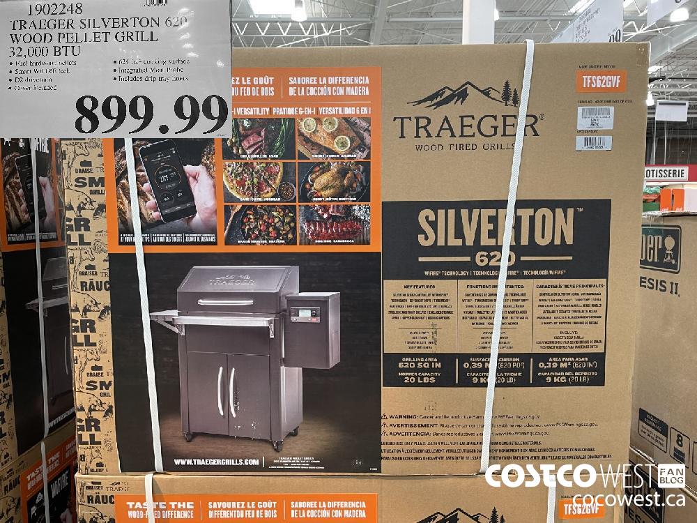 1902248 TRAEGER SILVERTON 62! WOOD PELLET GRILL 32,000 BTU $899.99