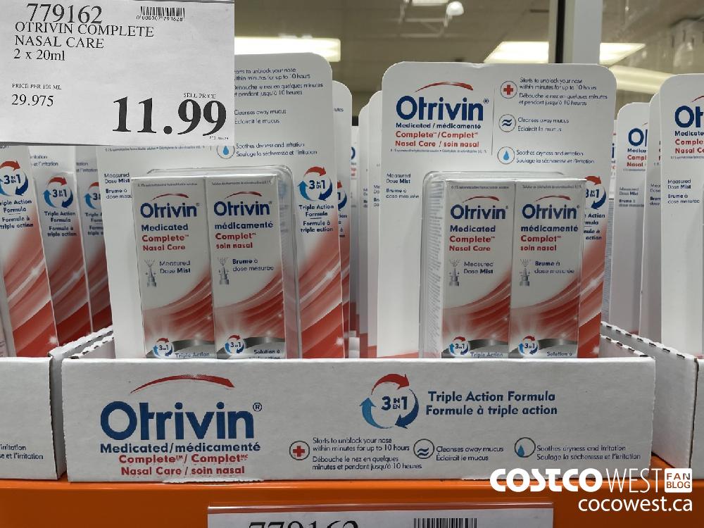 779162 OTRIVIN COMPLETE NASAL CARE 2 x 20ml $11.99