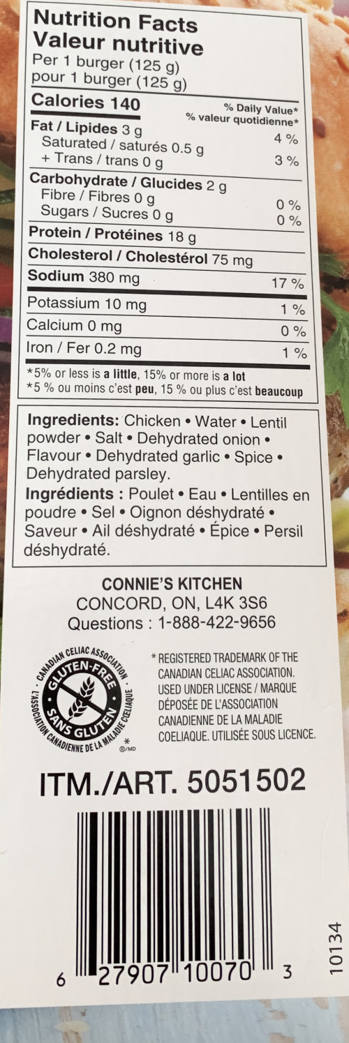 Connie's Kitchen Chicken Burgers Review - Costco West Fan Blog